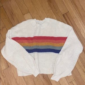 AE rainbow sweater